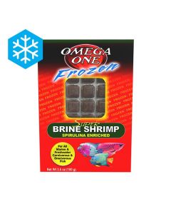 Omega One Frozen Super Brine Shrimp Fish Food 3.5 oz