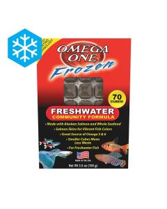 Omega One Frozen Freshwater Community Fish Food 3.5 oz