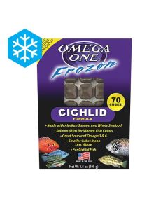 Omega One Frozen Cichlid Fish Food 3.5 oz