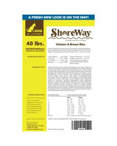 ShoreWay Chicken & Brown Rice Dry Dog Food 40 lbs.