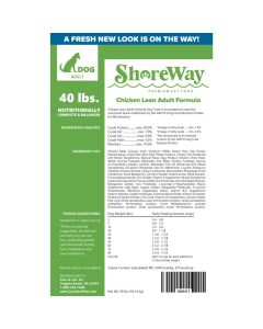 ShoreWay Chicken Lean Adult Formula Dry Dog Food 40 lbs.