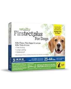 Vetality Firstect Plus Flea & Tick Topical Protection for Dogs 23-44 lbs.