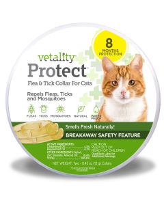 Vetality Protect Flea & Tick Collar for Cats