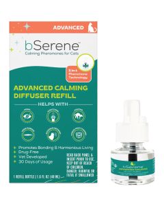 bSerene Cat Advanced Calming Diffuser Refill