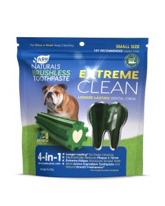 Ark Naturals Brushless Toothpaste Extreme Clean 4-in-1 Dental Chew for Dogs Large
