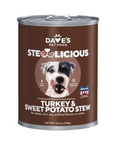 Dave's Stewlicious Turkey & Sweet Potato Stew for Dogs 13.2 oz