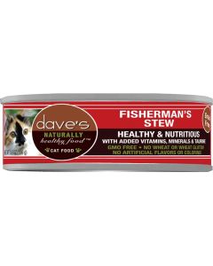 Dave’s Grain-Free Naturally Healthy Food Fisherman's Stew Can Food for Cats 5.5 oz.