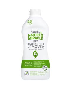 Simply Nature's Miracle Pet Stain & Odor Remover 32 oz Bottle