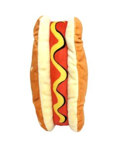 Shoreway Hotdog Plush Dog Toy