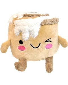 Shoreway Cinnamon Roll Plush Dog Toy