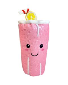 Shoreway Pink Lemonade Plush Dog Toy