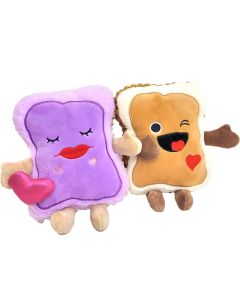 Shoreway PB & J Plush Dog Toy Set