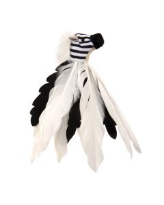 SmartyKat Instincts Zingy Zebra Toss & Chase HappyNip Cat Toy