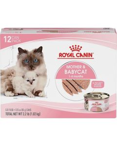 Royal Canin Mother & Babycat Ultra Soft Mousse Cat Food 3 oz 12 pk