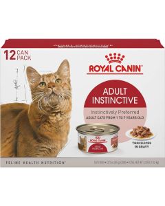 Royal Canin Adult Instinctive Thin Slices in Gravy Cat Food 3 oz 12 pk