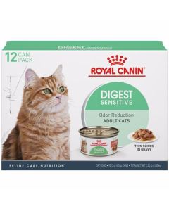 Royal Canin Digest Sensitive Thin Slices in Gravy Cat Food 3 oz 12 pk