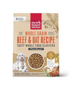 The Honest Kitchen Whole Grain Beef & Oat Recipe Tasty Whole Food Clusters 5 lbs