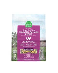 Open Farm Chicken & Salmon Freeze Dried Raw Cat Food 3.5 oz