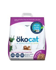 Okocat Low Tracking Clump Natural Wood Litter 10 lbs