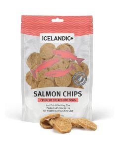 Icelandic+ Salmon Chips Crunchy Treats for Dogs 2.5 oz.