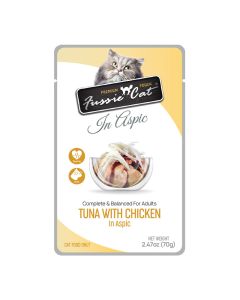 Fussie Cat Premium Pouches Tuna & Chicken in Aspic 2.47oz