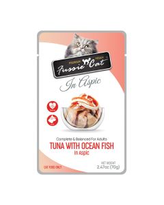 Fussie Cat Premium Pouches Tuna & Oceanfish in Aspic 2.47oz