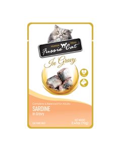 Fussie Cat Premium Pouches Sardine in Gravy 2.47oz