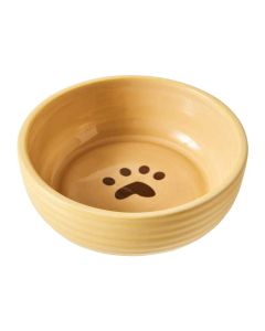 Spot Elegance Dog Dish Cream 5"