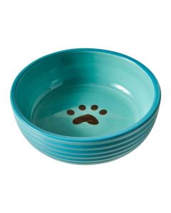 Spot Elegance Dog Dish Aqua 5"