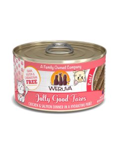 WERUVA Jolly Good Fares Chicken & Salmon Dinner in a Hydrating Purée 3.0 oz.