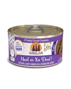 WERUVA Meal or No Deal! Chicken & Beef Dinner in a Hydrating Purée 3.0 oz.