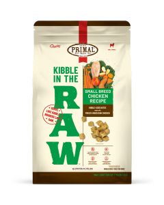 Primal Kibble In The Raw Small Breed Chicken Recipe Dog Food 1.5 lbs