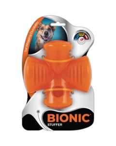 BIONIC Stuffer Tough Interactive Dog Treat Toy 5 inch