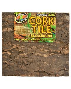 Zoo Med Natural Cork Tile Background 12" X 12"