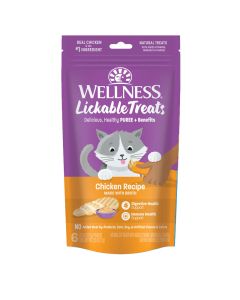 Wellness Lickable Cat Treat Chicken  2.5 oz