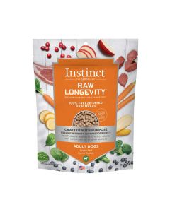 Instinct Dog Food Raw Longevity Freeze-Dried Raw Meals Grass-Fed Lamb Recipe