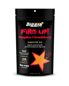 Diggin Your Dog Firm up! Pumpkin + Cranberry Digestive Aid 4 oz.