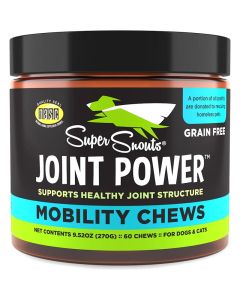 Super Snouts Joint Power Mobility Chews for Dogs & Cats 60ct
