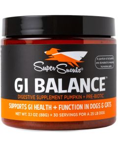 Super Snouts GI Balance Digestive Supplement Pumpkin & Pre-Biotic for Dogs & Cats 88g