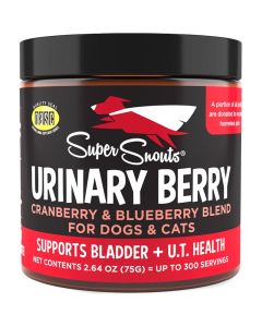 Super Snouts Urinary Berry Cranberry & Blueberry Blend for Dogs & Cats 75g