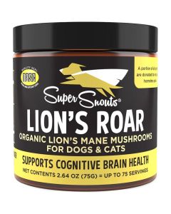 Super Snouts Lion's Roar Organic Mushrooms for Dogs & Cats 75g
