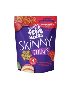 Fruitables Skinny Minis Apple Bacon Dog Treats 5oz