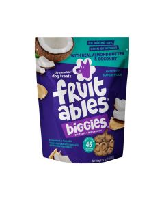 Fruitables Biggies Almond Butter & Coconut Dog Treats 16oz