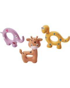 Spot Animal Latex Rings Dog Toy