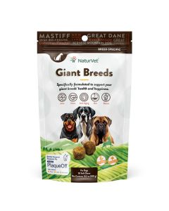 NaturVet Giant Breed Dogs Soft Chews 50 Count