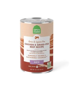 Open Farm Chicken & Grass-Fed Beef Pate Food for Dogs 12.5oz