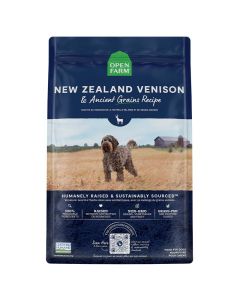 Open Farm New Zealand Venison & Ancient Grains Dry Dog Food 4 lbs
