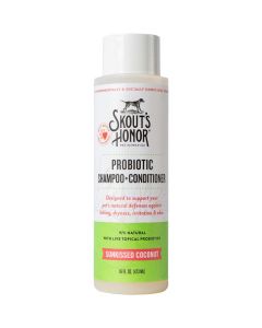 Skout's Honor Probiotic Shampoo + Conditioner Sunkissed Coconut Scent 16 oz