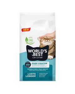 Worlds Best Cat Litter Poop Fighter Cat Litter 15 lbs.