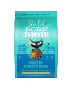 Tiki Cat Born Carnivore High Protein Herring & Salmon 2.8lbs